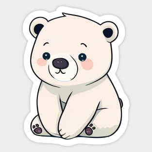 Polar Bear- Cute Sticker